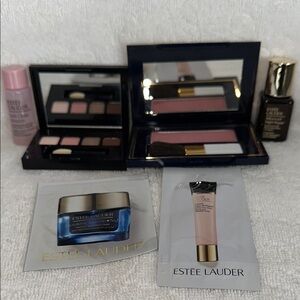 Estee Lauder Eyeshadow Palette, powder blush cool effects.